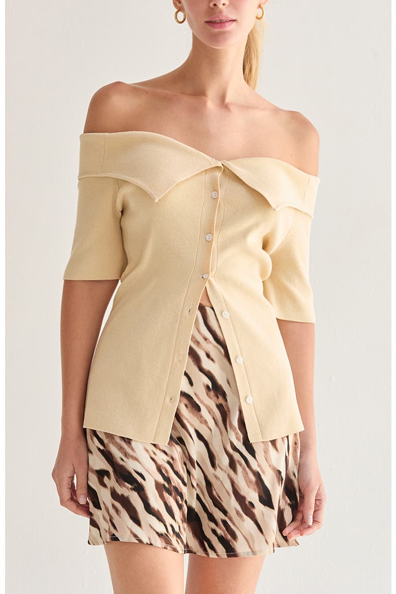 Abstract Animal Print Mini Skirt, Alternate, color, Brown
