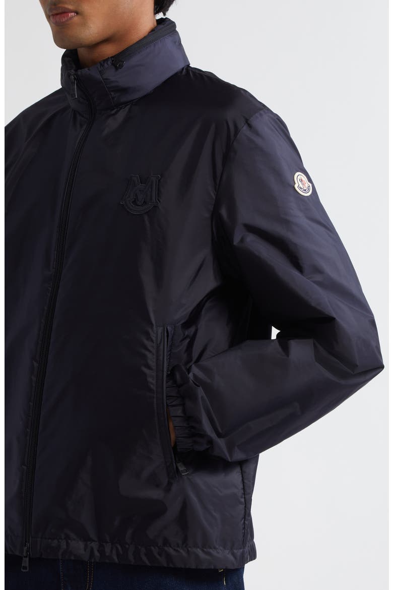 Ouge Water Repellent Nylon Jacket, Alternate, color, NAVY
