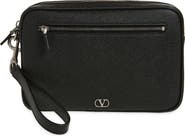 Valentino Signature VLOGO Zip Pouch