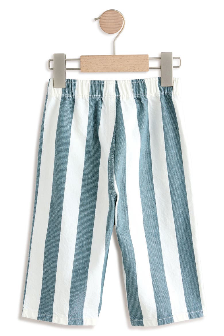 Kids' Stripe Cotton Twill Baggy Pants, Alternate, color, MULTI