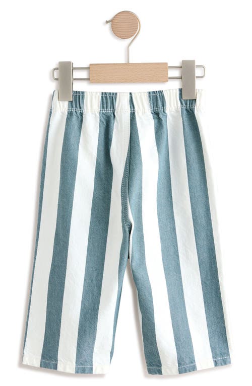 Next Kids' Stripe Cotton Twill Baggy Pants In Multi
