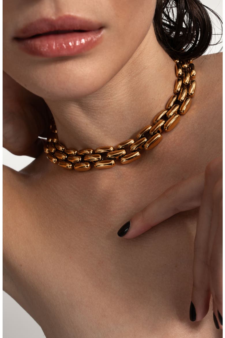 Phoebe Necklace, Alternate, color, GOLD