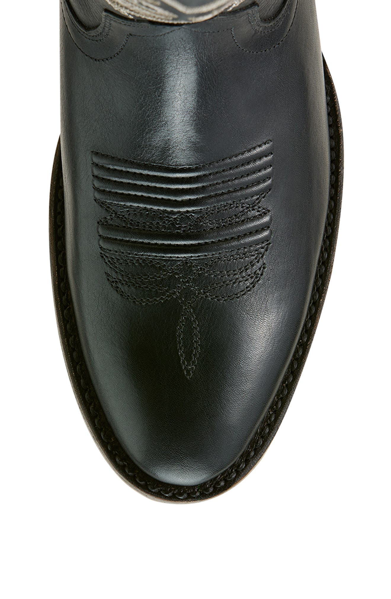 Ariat Louella Western Leather Boot, Alternate, color, Black