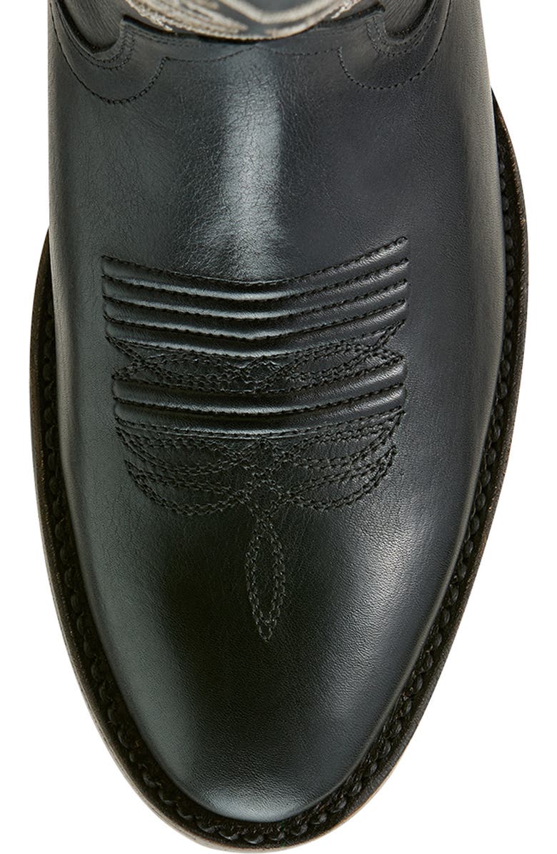 Ariat Louella Western Leather Boot, Alternate, color, Black