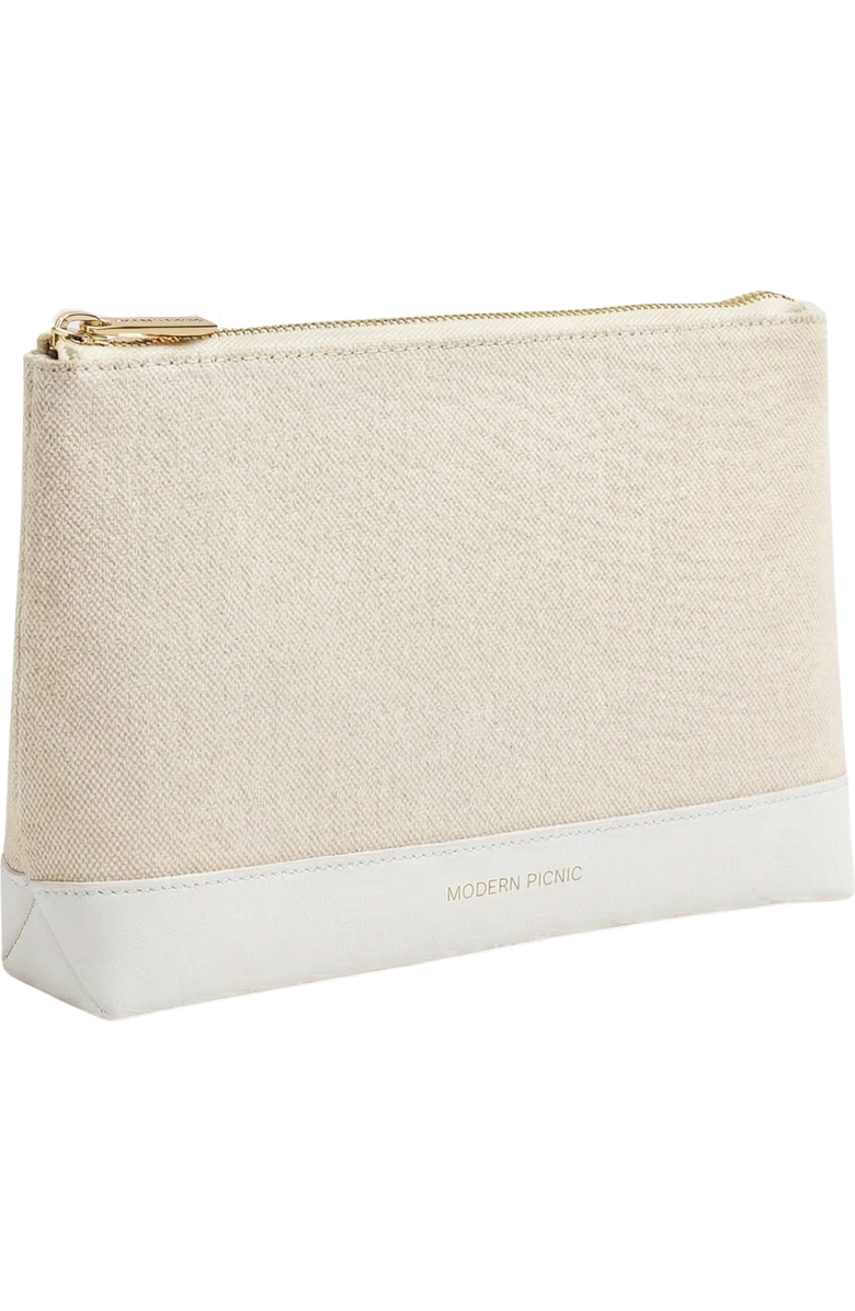 Modern Picnic THE SNACKER, Alternate, color, White Canvas