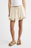 Free People Tulip Layered Miniskirt