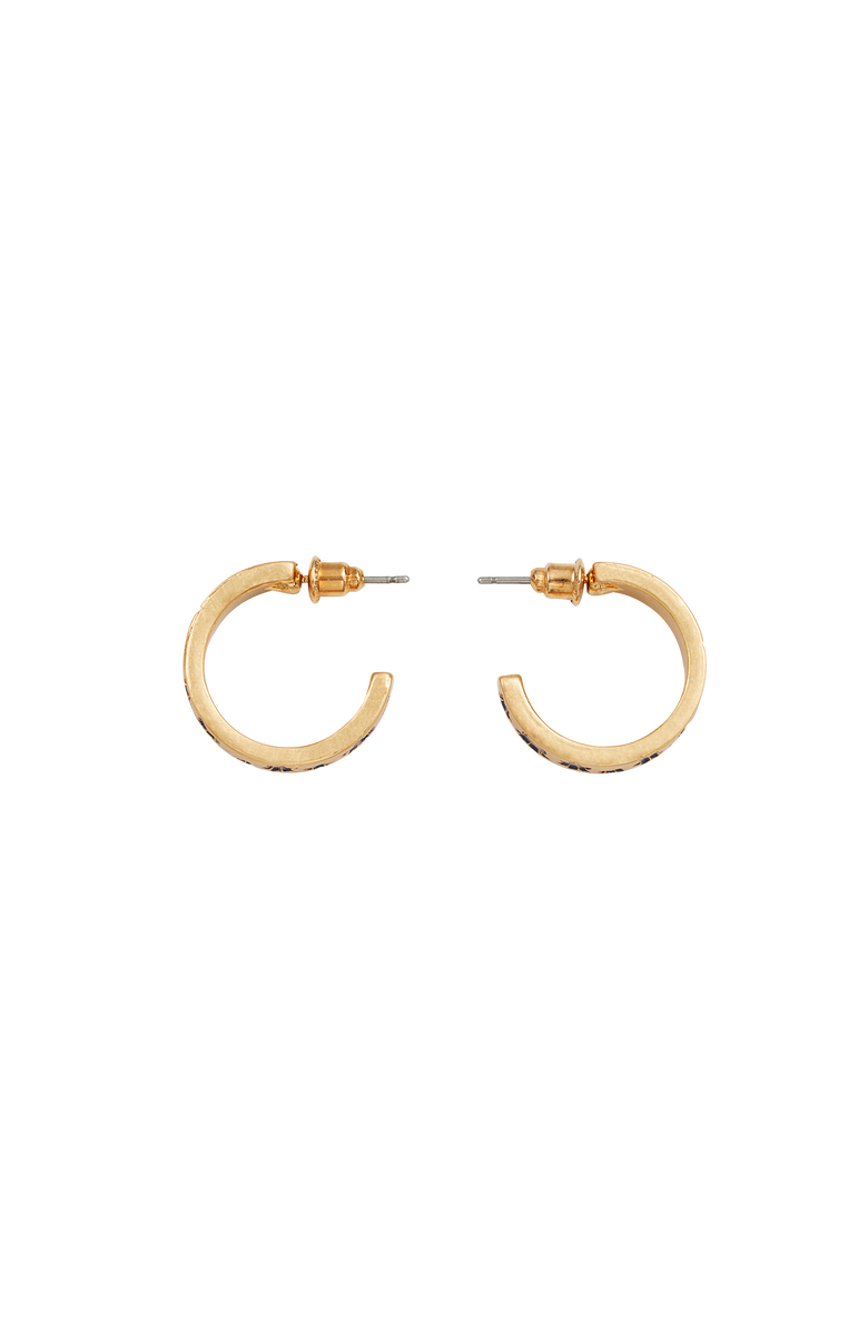 Fable England Nightshade Gold Hoop Earrings, Alternate, color, Gold