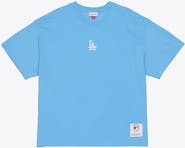 Mitchell & Ness Men's Mitchell & Ness Light Blue Los Angeles Dodgers Insignia Premium T-Shirt