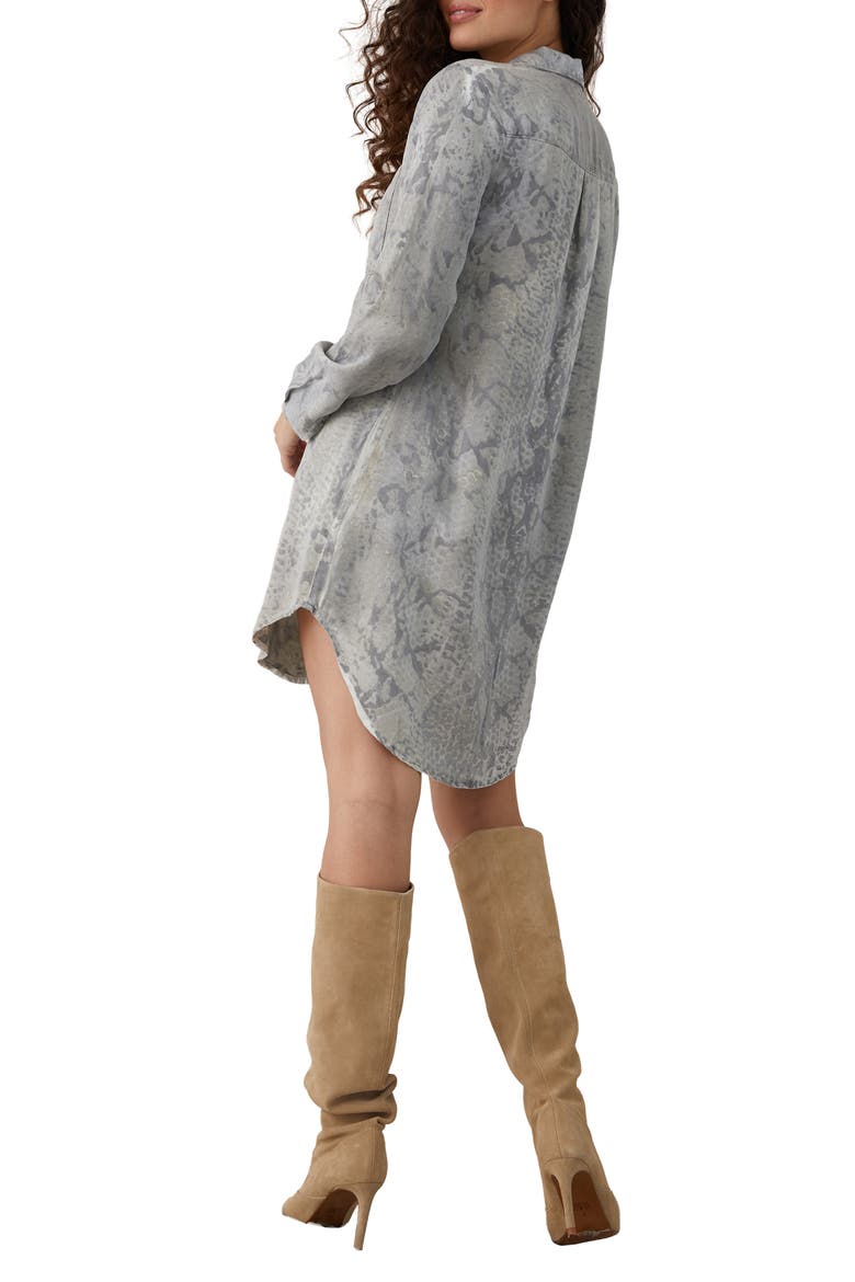 Hipster Shirtdress, Alternate, color, HAND PAINTED SNAKE PRINT