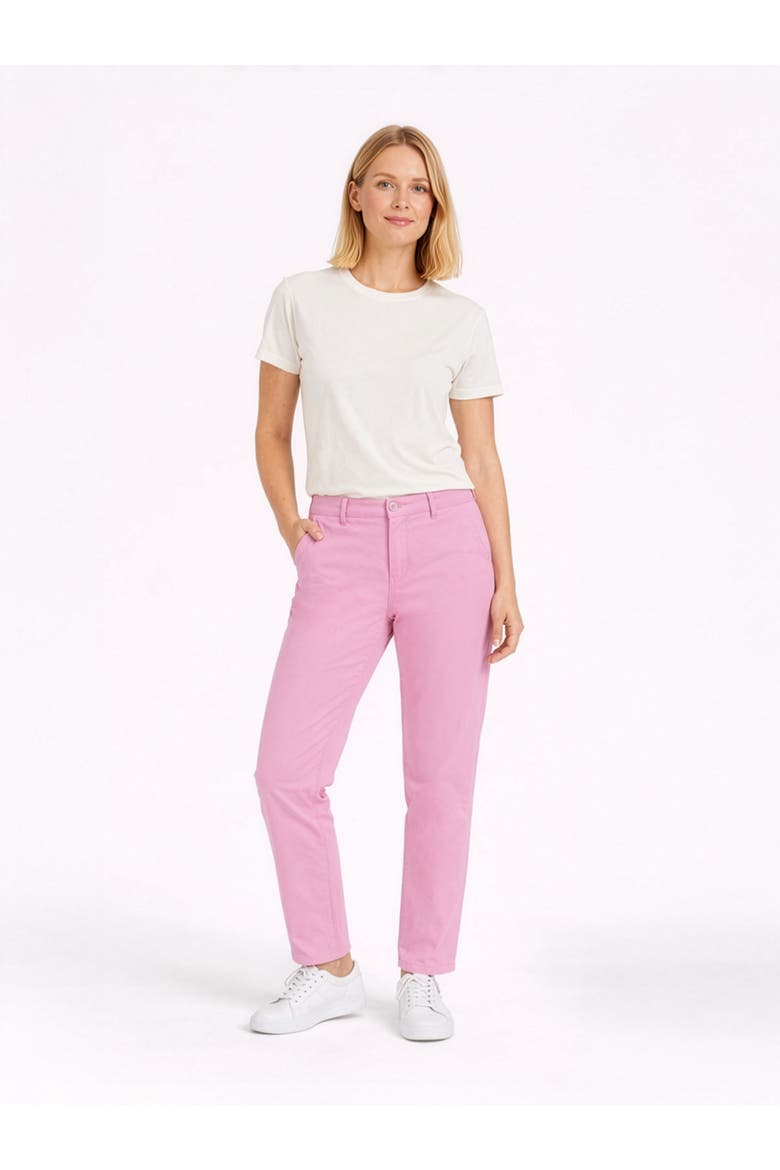 Havana High-Rise Chinos, Alternate, color, Petal Pink
