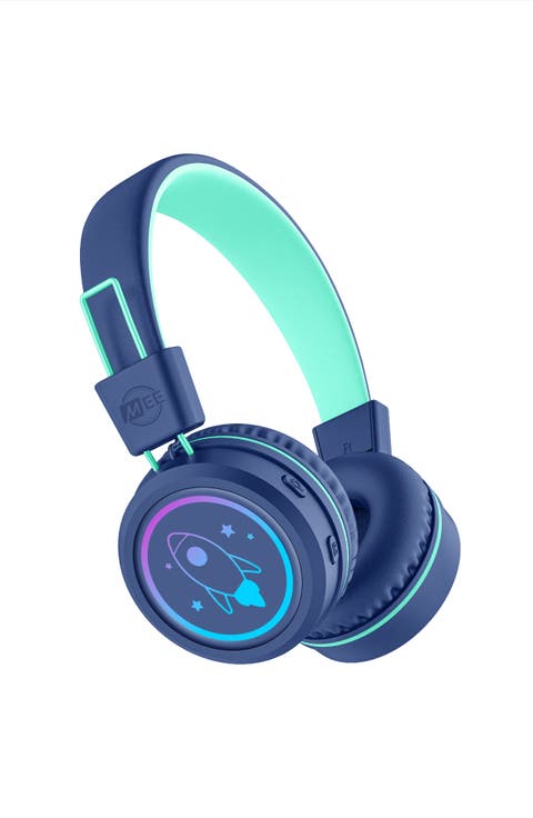 KidJamz KJ55BT Bluetooth Wireless Headphones for Kids w/ LED Lights