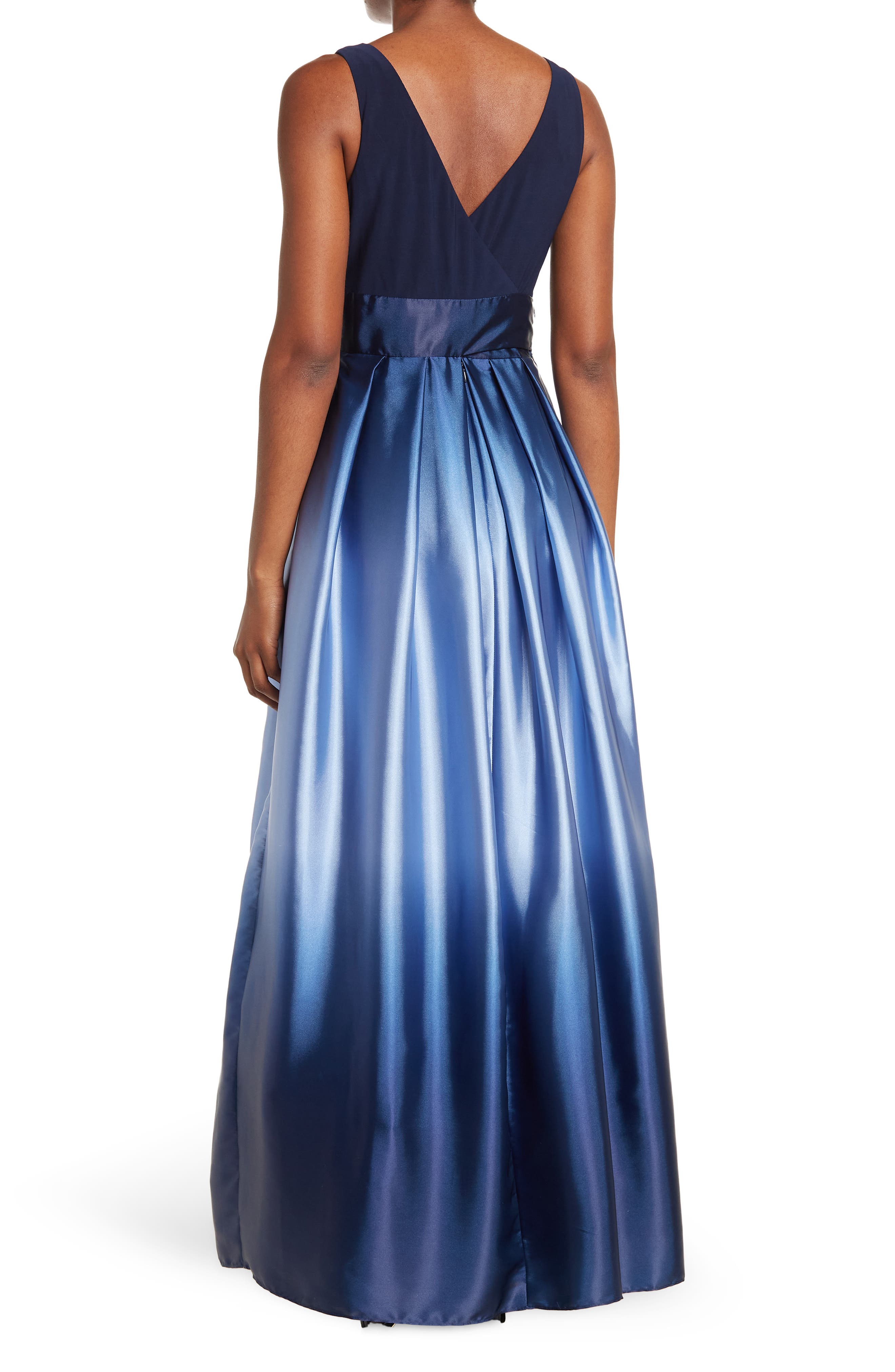Ombre Satin Woven Gown - image 4