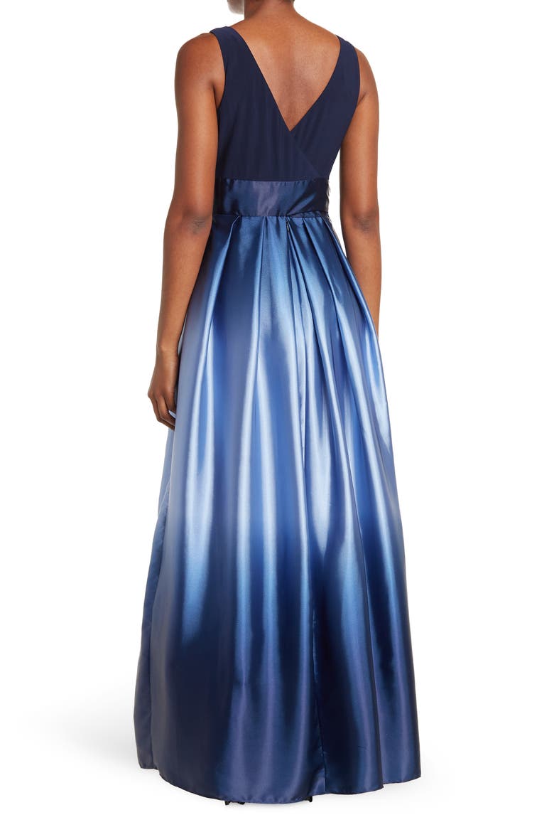 Ombrè Satin Woven Gown, Alternate, color, NVW