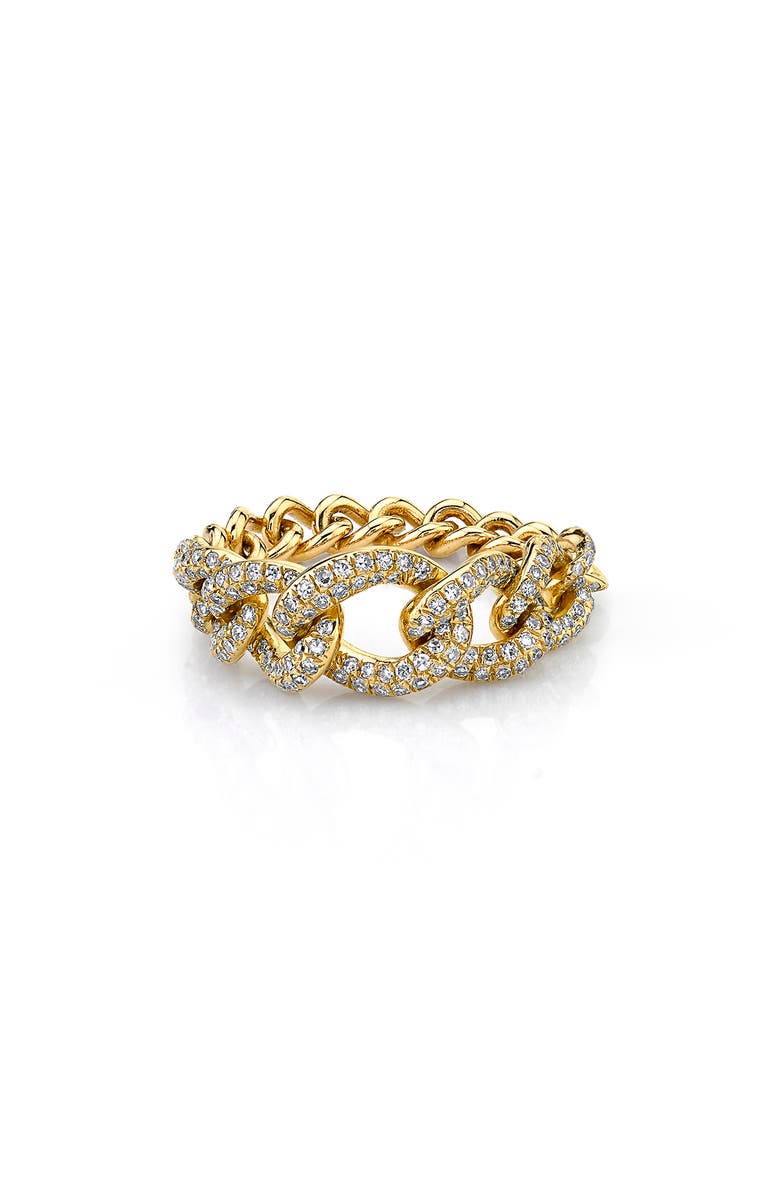 SHAY Pavé Diamond Link Ring, Main, color,