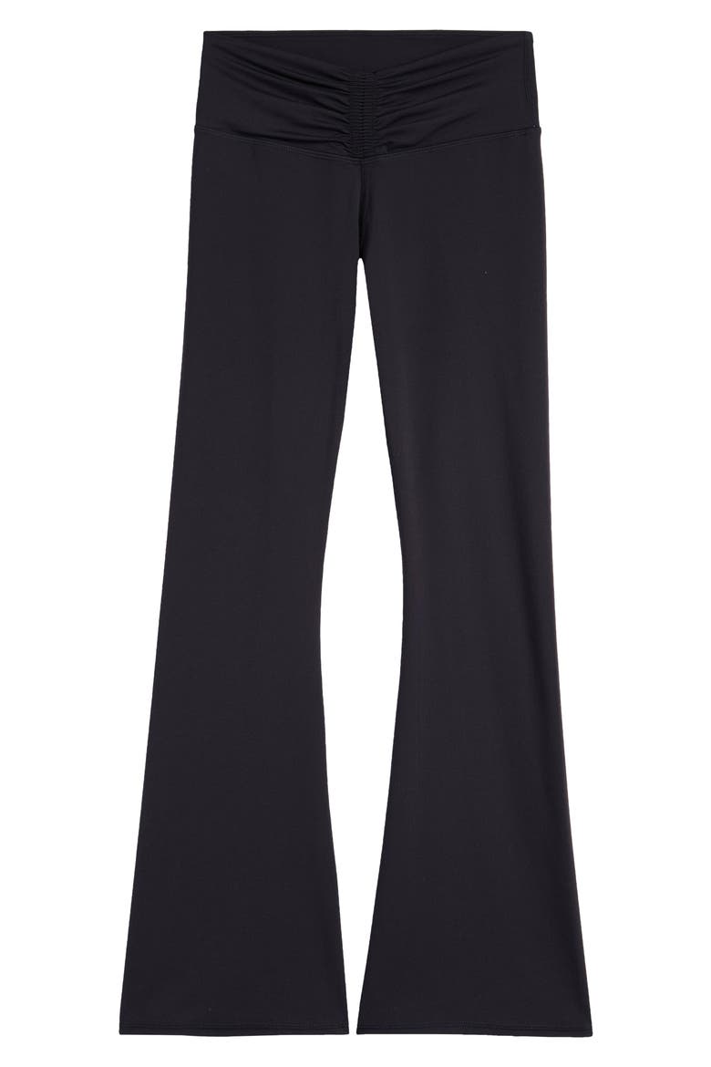 Kids' Friday Vibes High Waist Flared Leggings, Main, color, BLACK