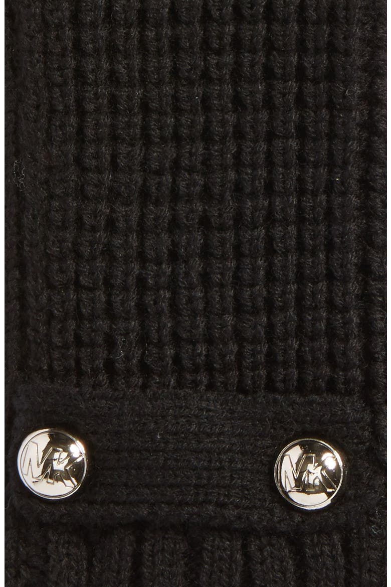 Fingerless Gloves, Alternate, color, BLACK