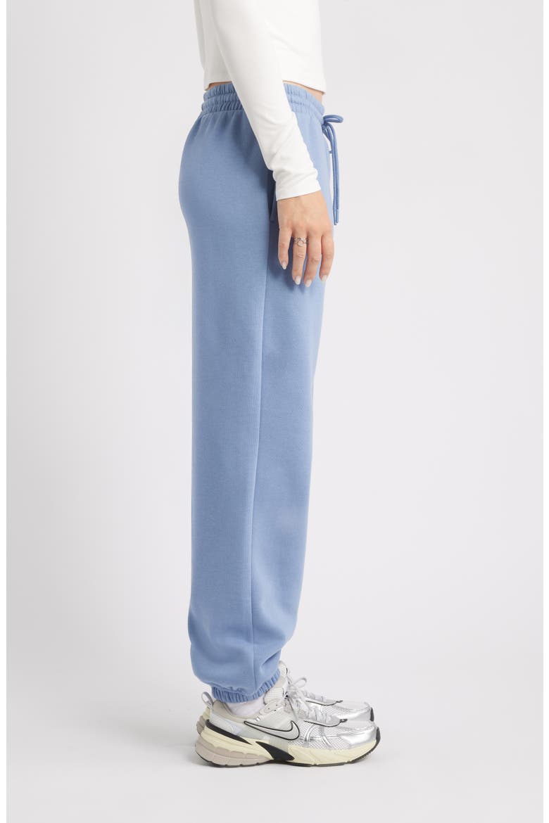 Baggy Fleece Joggers, Alternate, color, BLUE COUNTRY