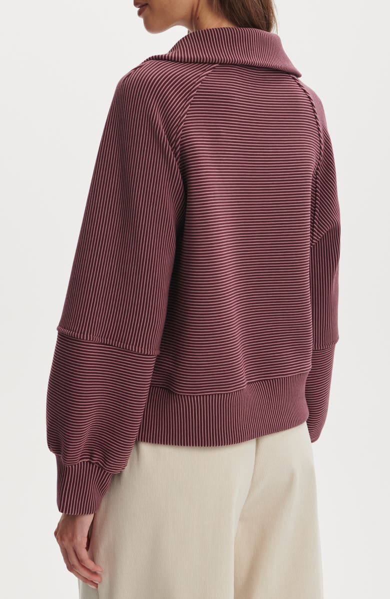 Varley Milano Half-Zip Sweatshirt, Alternate, color, Sassafrass / Wistful Mauve