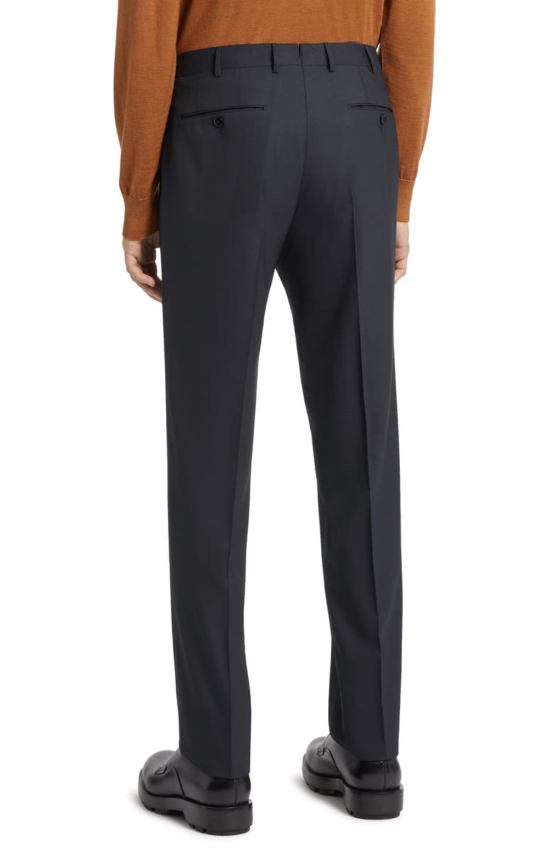 ZEGNA High Performance<sup>™</sup> Wool Trousers, Alternate, color, Navy