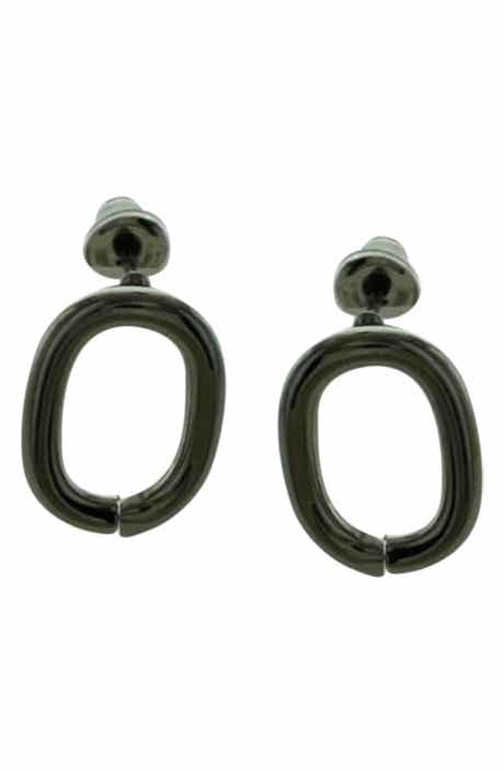 Oval Stud Earrings