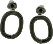 OLIVIA WELLES Oval Stud Earrings