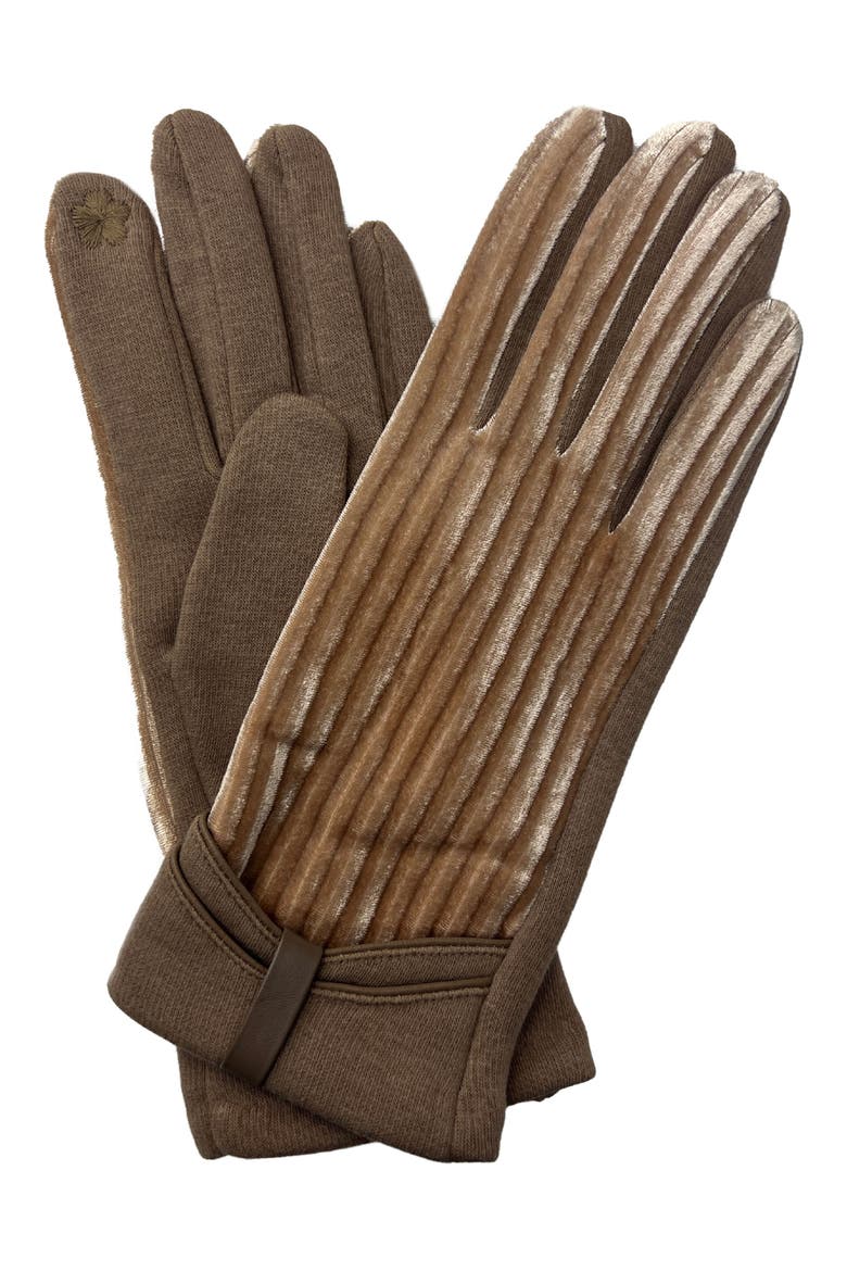 Velvet Gloves, Main, color, CHAMPAGNE