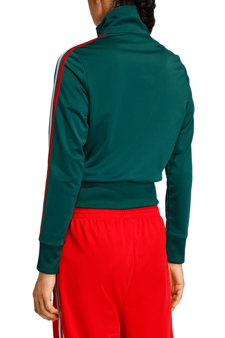 Firebird Recycled Polyester Track Jacket, Alternate, color, TEAM GREEN/ WHITE/ SCARLET