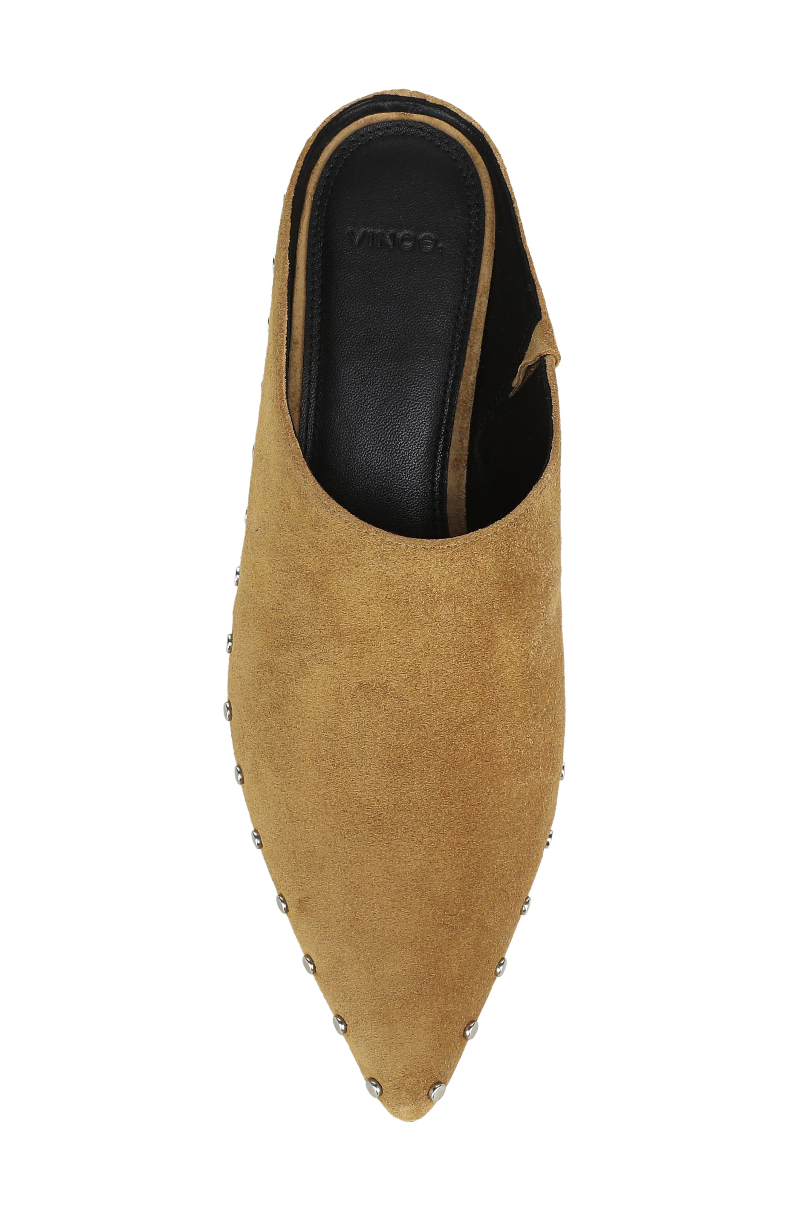 August Studded Leather Mule, Alternate, color, HONEY BROWN LEATHER
