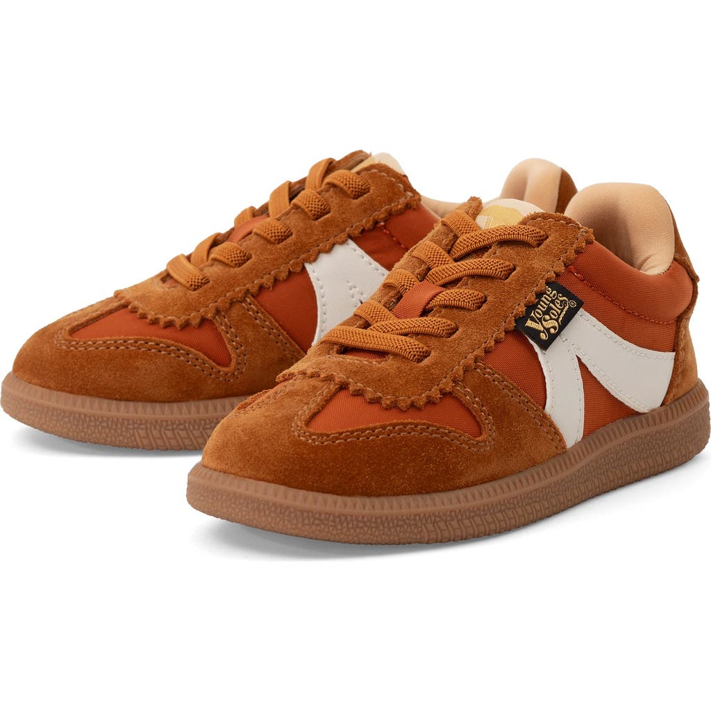 Young Soles Brooking Kids Sneakers in Orange Rust  product
