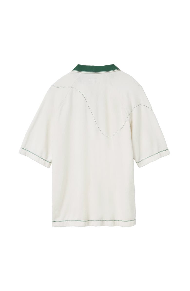 Tombolo Raglan Terry Polo, Alternate, color, White