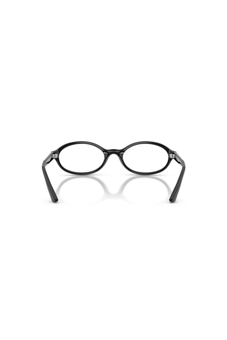 53mm Oval optical glasses, Alternate, color, Black