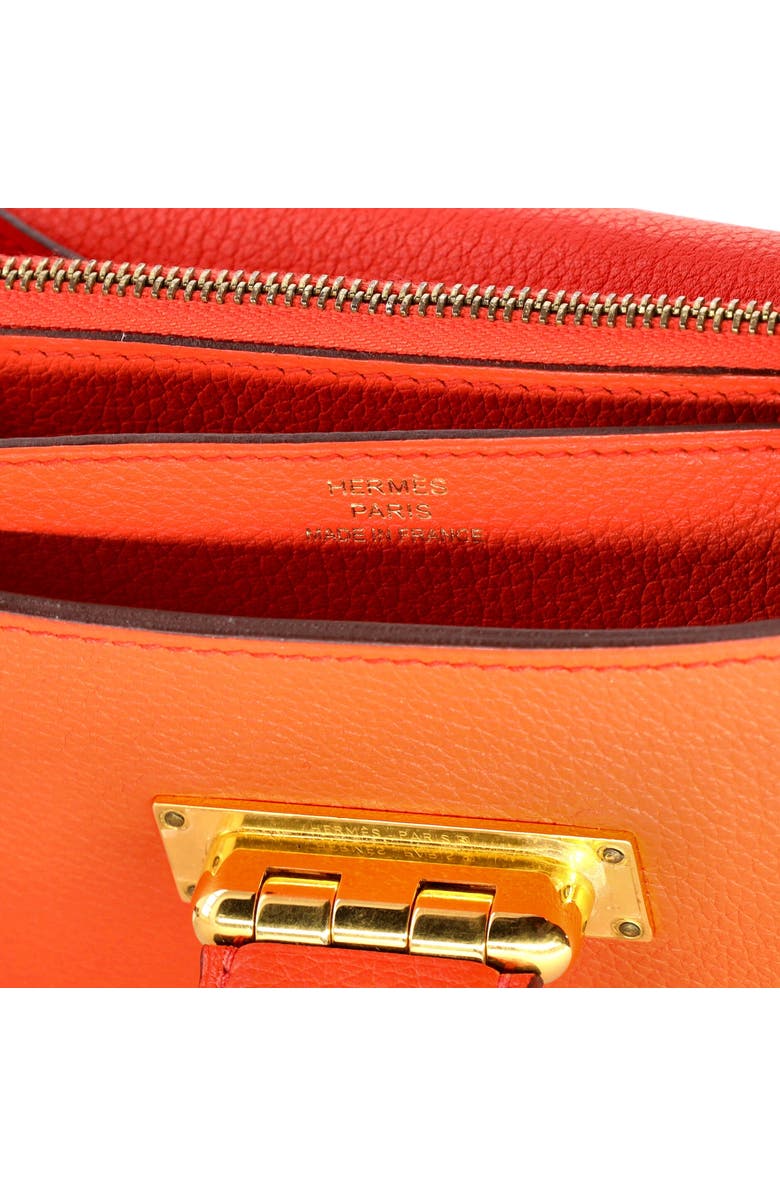 Pre-Owned Hermes Convoyeur Crossbody Bag Evercolor Mini, Alternate, color, Orange Poppy