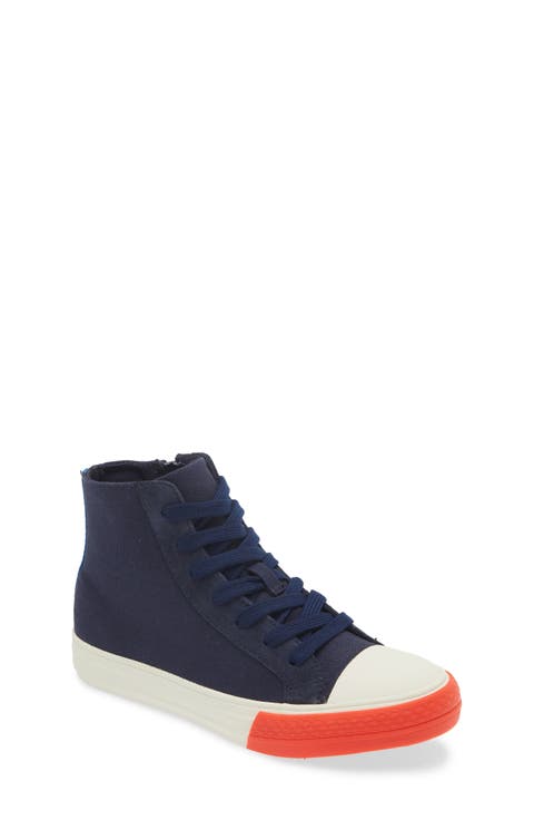 Kids' Contrast High Top Sneaker (Toddler, Little Kid & Big Kid)
