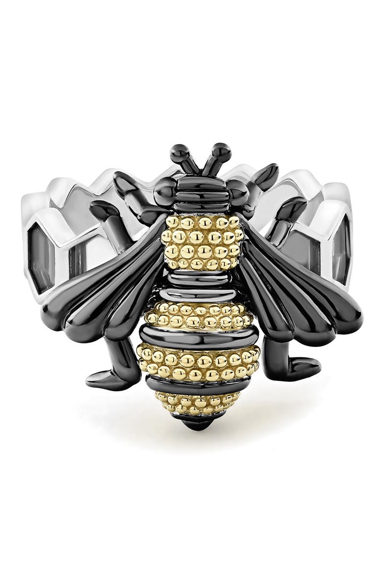 Rare Wonders - Honeybee Ring, Alternate, color, SILVER/ GOLD