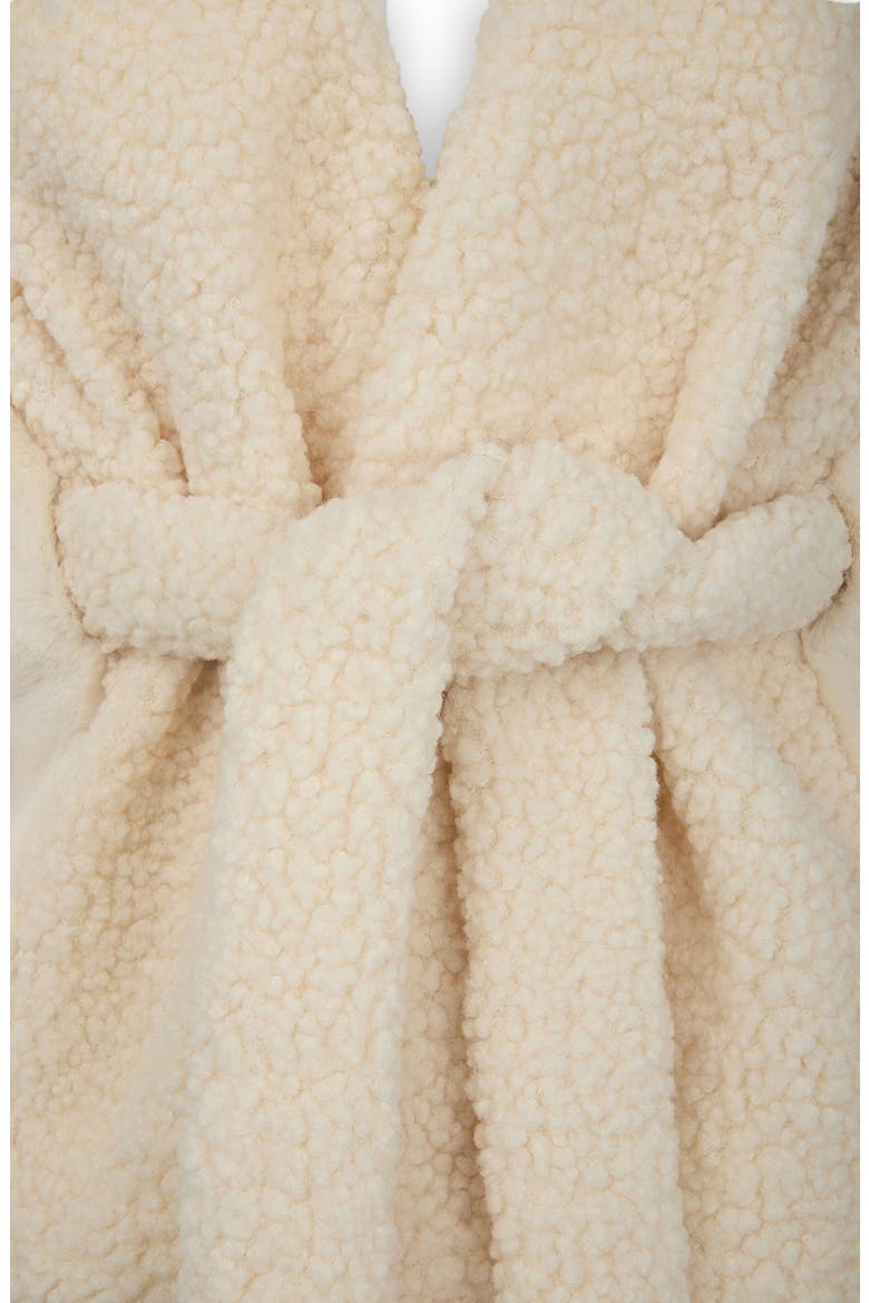 Faux Shearling Topper, Alternate, color, IVORY
