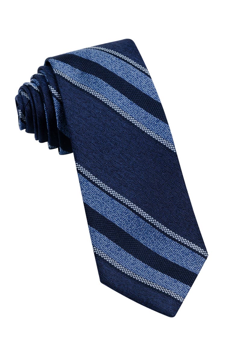 Multi-stripe Silk Tie, Main, color, NAVY