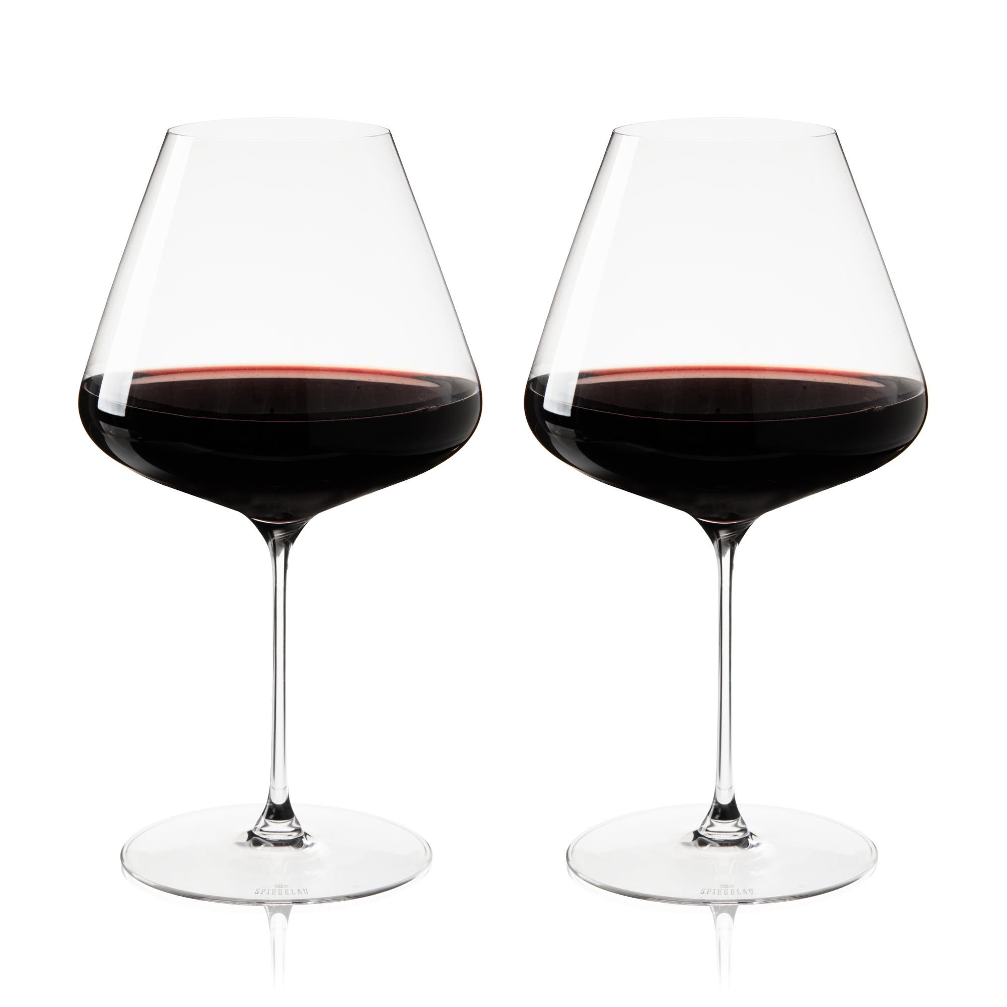 SPIEGELAU Definition Burgundy Wine Glass Set of 2 in Clear 