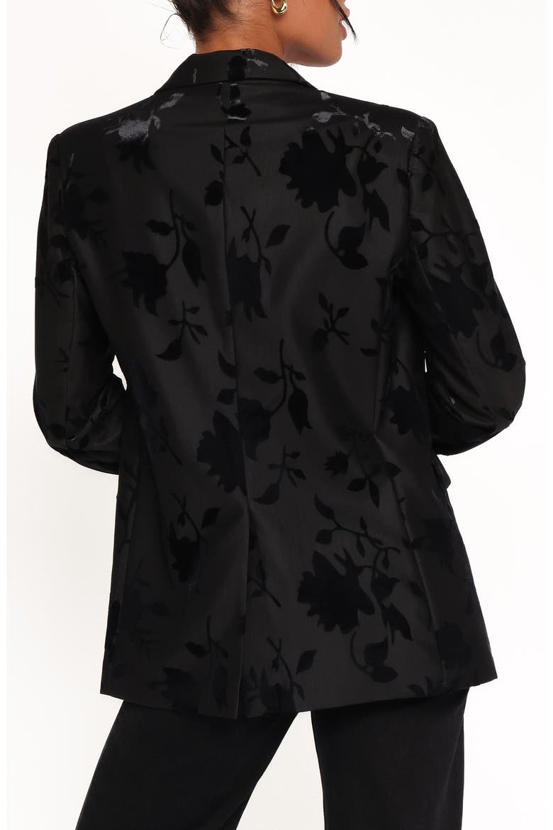 Ollie Burnout Blazer, Alternate, color, BLACK VELVET