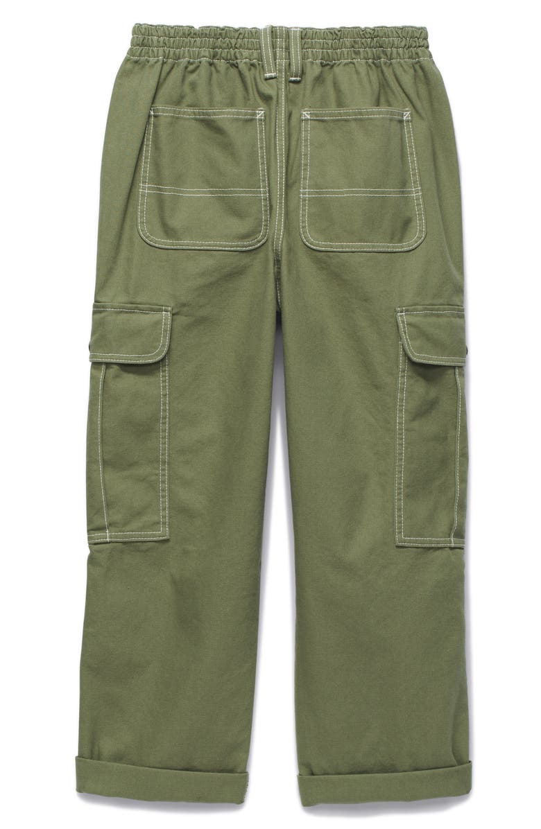 Vans Sidewalk Wide Leg Crop Cargo Pants, Alternate, color,