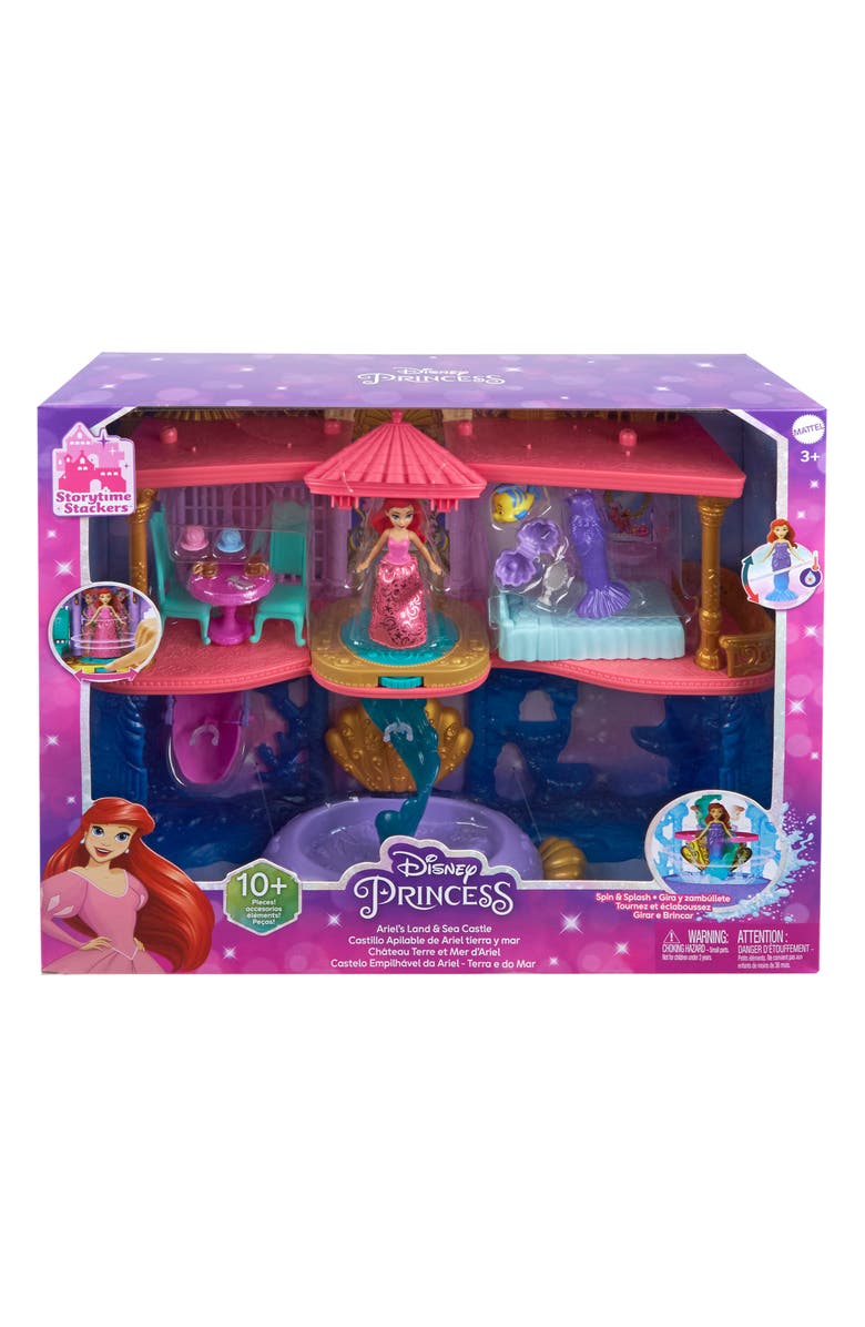 Mattel X Disney Princess Ariel's Land & Sea Castle Playset, Alternate, color, 