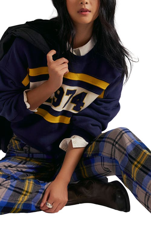 Free People Cheers Plaid High Waist Pants In Animal Print