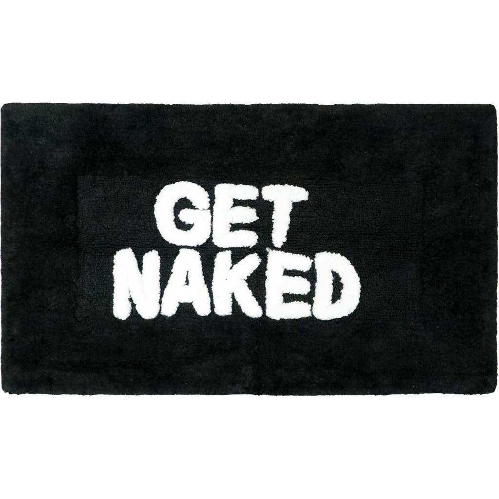 Jean Pierre New York Bet Naked Bath Mat In Black