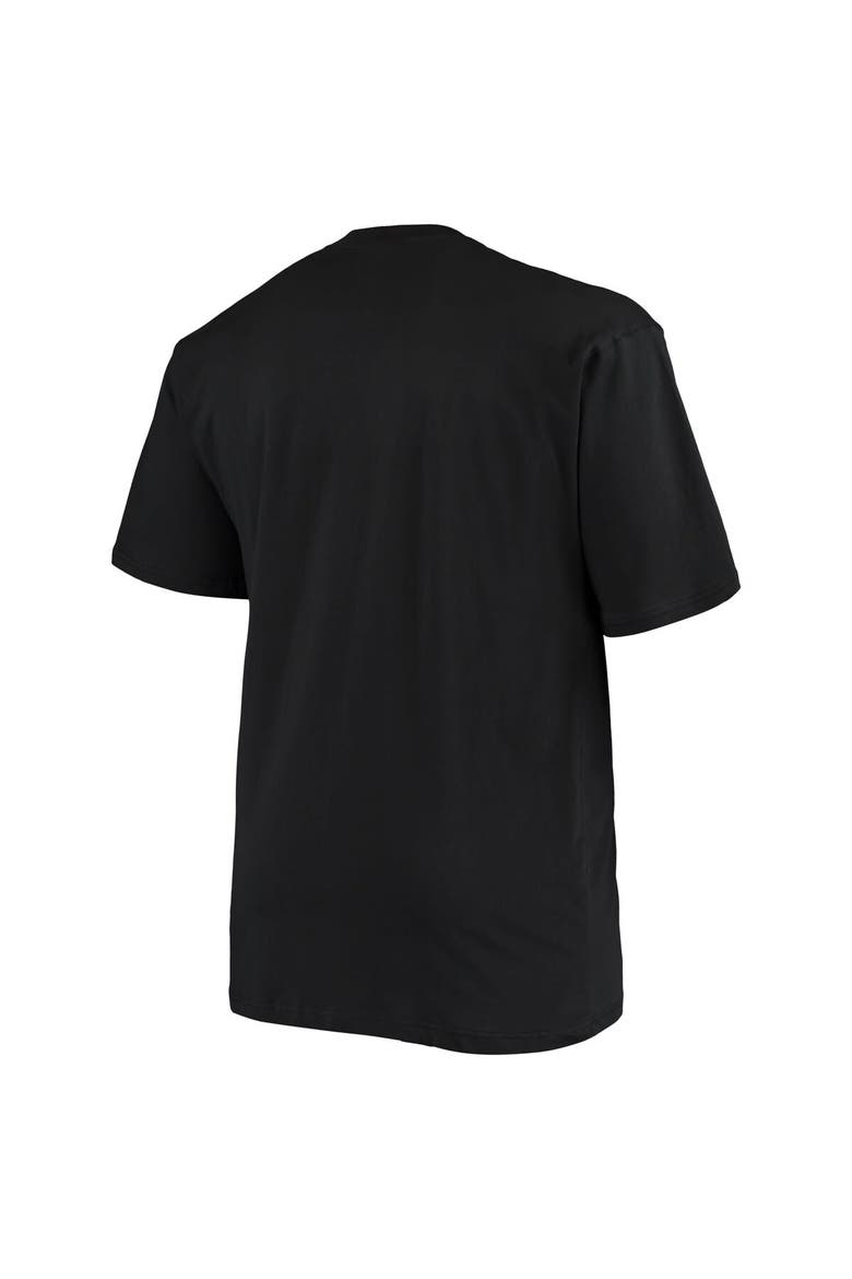 Men's Fanatics Branded Black Cincinnati Bengals Big & Tall Color Pop T-Shirt, Alternate, color, Black