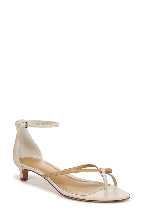Siri Ankle Strap Kitten Heel Sandal (Women)