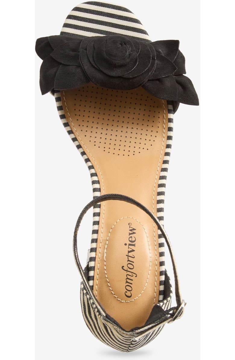 Comfortview The Ona Sandal, Alternate, color, Black