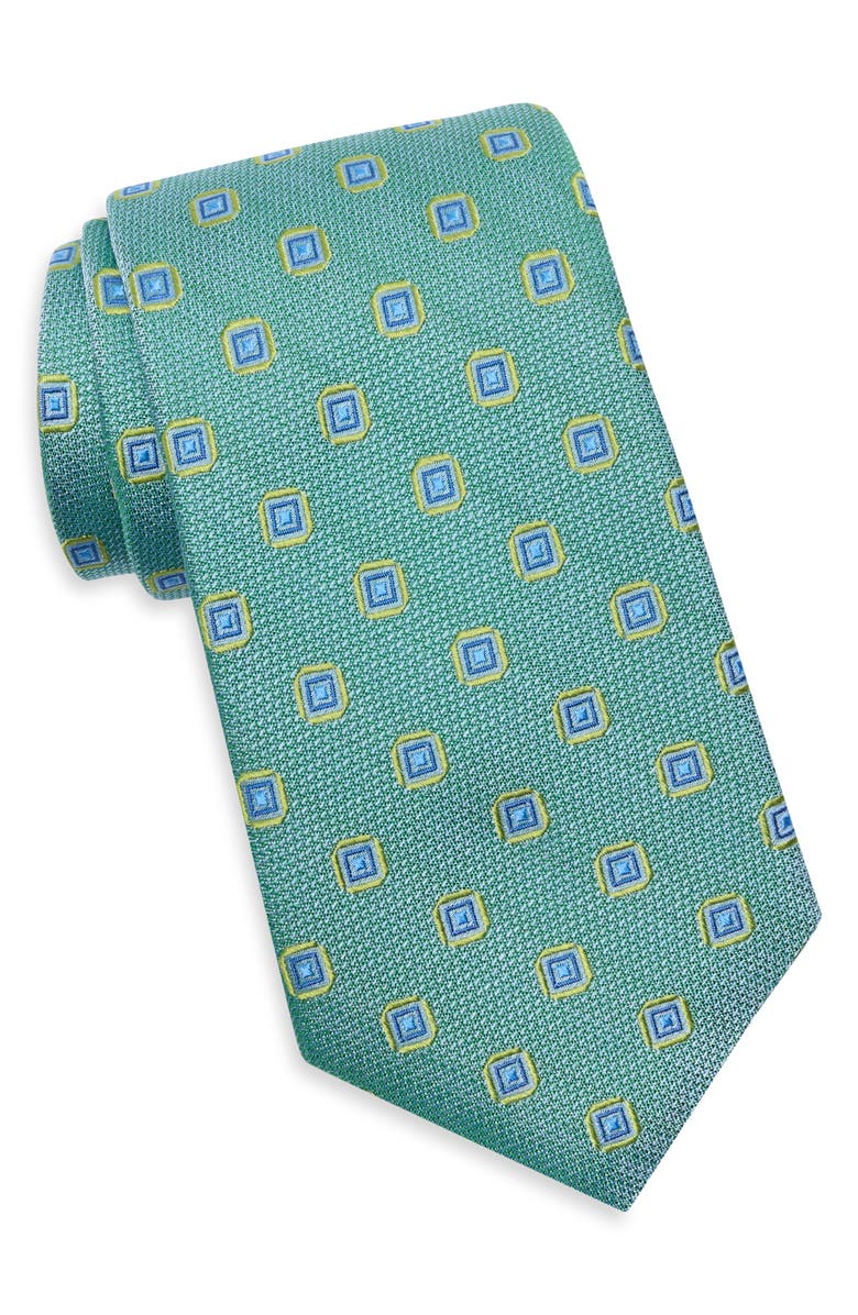 Ted Baker London Wynter Neat Geometric Tie, Main, color, Lime