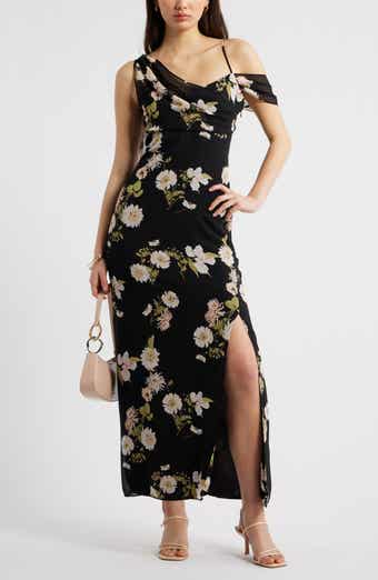 Asymmetric Chiffon Dress