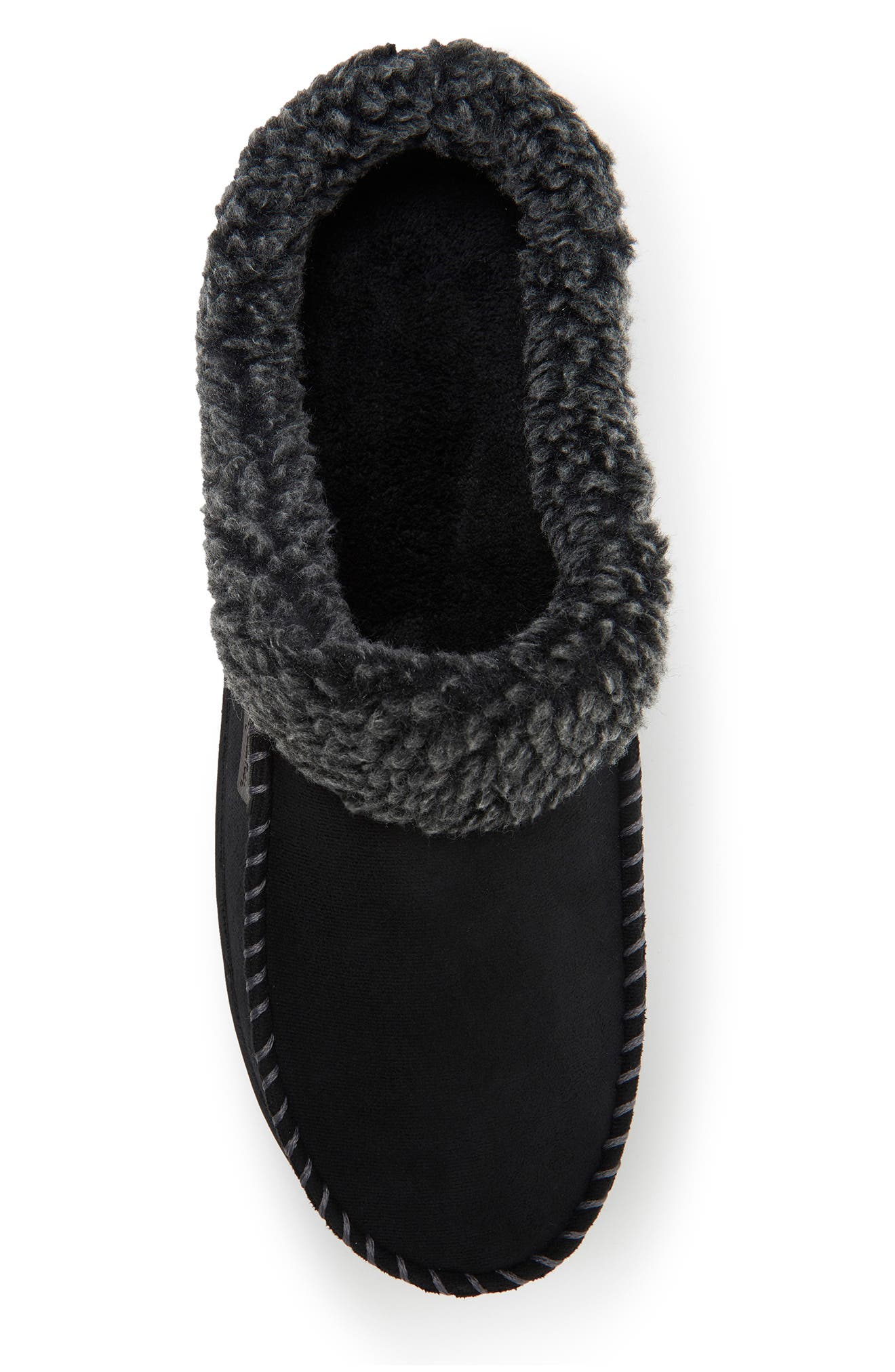 DEARFOAMS Brendan Microsuede Clog Slipper, Alternate, color, 
