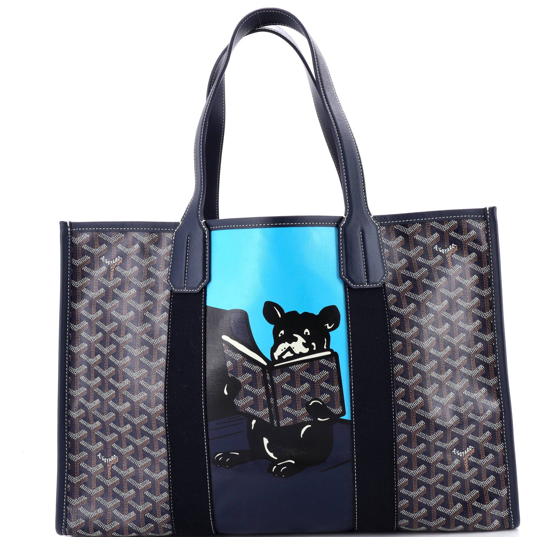Villette Tote Printed Coated Canvas MM, Main, color, Brown