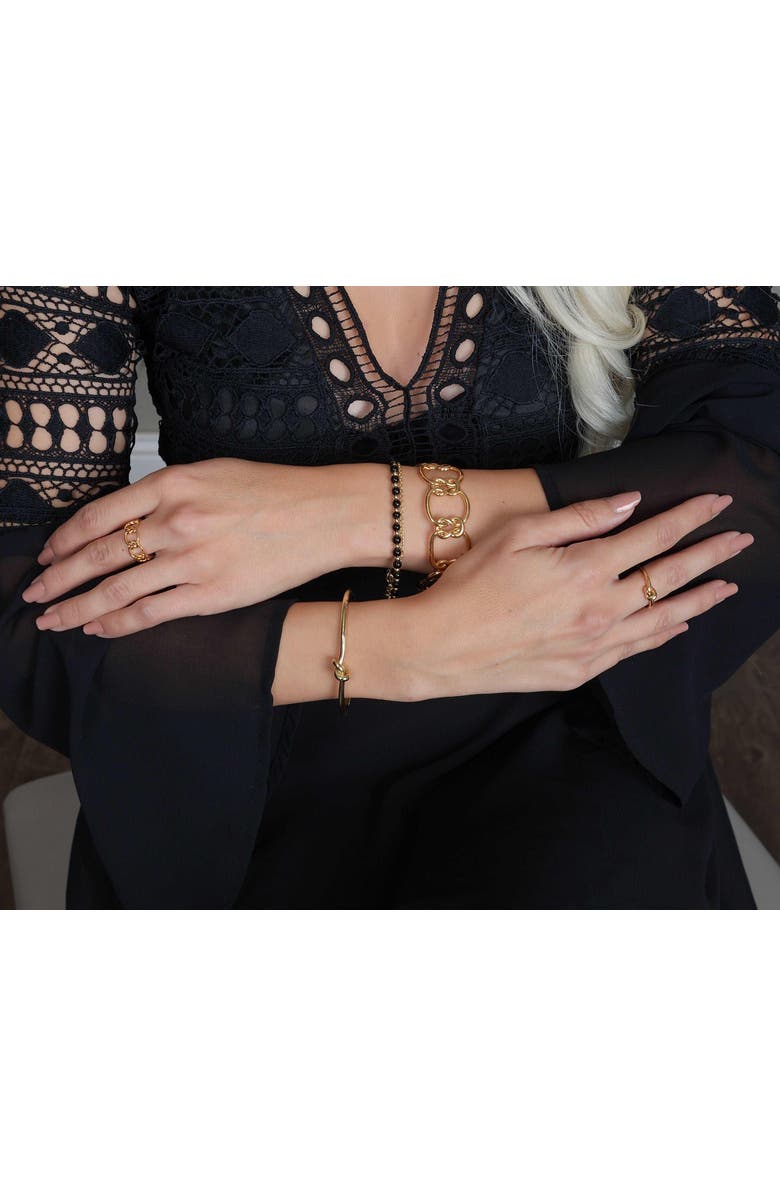 Hollywood Sensation Beaded Friendship Bracelet, Alternate, color, Silver